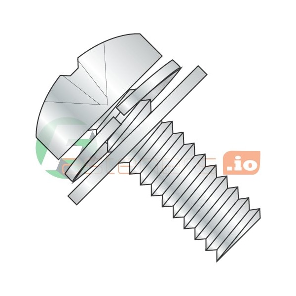 Newport Fasteners #8-32 x 1/2 in Phillips Pan Machine Screw, Zinc Plated Steel, 8000 PK 660575 - main